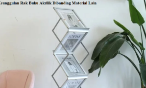 Rak Buku Akrilik