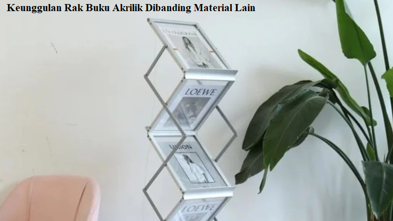 Rak Buku Akrilik